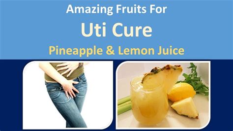 pineapple juice and uti